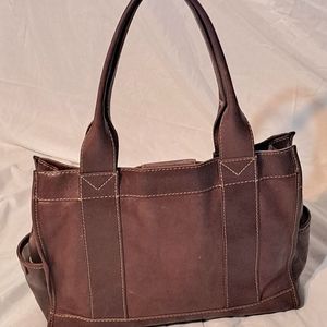 Large Michael Kors Leather Satchel Handbag